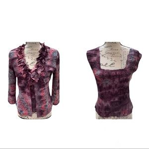 Alberto Makali Watercolor Jacket & Shell size Large